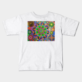 Mandala mindfulness with a third eye Kids T-Shirt